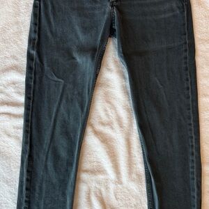Rag & Bone Fit 2 Slim Jeans Grey Blue Minna Wash 33x32